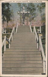 Calvary, St. Anne's Shrine, Fiskdale, MA Postcard