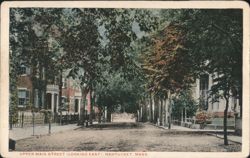 Upper Main Street (Looking East) Nantucket Postcard