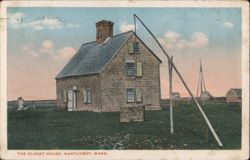 The Oldest House, Nantucket, Massachusetts Postcard