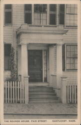 The Rounds House, Fair Street, Nantucket Postcard
