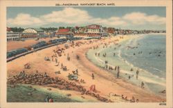 Nantasket Beach Panorama Postcard