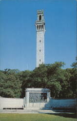 Pilgrim Memorial Monument & Bas-Relief, Provincetown, MA Postcard