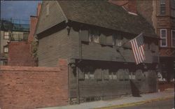Paul Revere House, Boston, Massachusetts Postcard