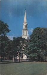 First Parish Church, Lexington Battle Green Postcard