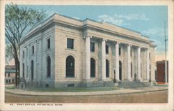 Post Office Building, Pittsfield, MA Postcard