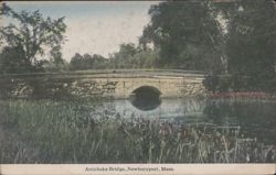 Artichoke Bridge over Water Postcard