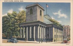 King's Chapel, Boston, MA Postcard