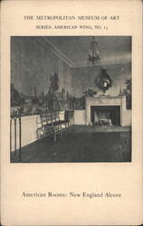 Metropolitan Museum of Art, New England Alcove Room Postcard