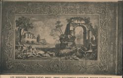 Lee Mansion, Panel Southwest Chamber, Beside Fireplace Postcard