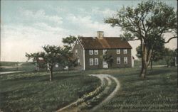 Geo. Jacobs' House - Hanged as a Witch 1692 Postcard