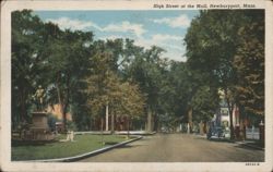High Street at the Mall, Newburyport Postcard