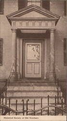Historical Society of Old Newbury Entrance Postcard