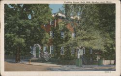 Cushing House, Built 1808 Postcard