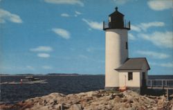 Annisquam Lighthouse, Annisquam, Massachusetts Postcard