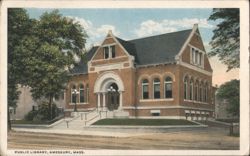 Public Library Postcard