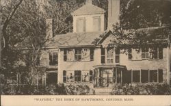 Wayside, The Home of Hawthorne Postcard