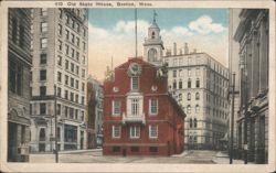 Old State House, Boston Postcard