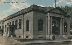 New Post Office, Athol, Mass. Postcard