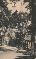 Grace Episcopal Church, Amherst, Massachusetts Postcard