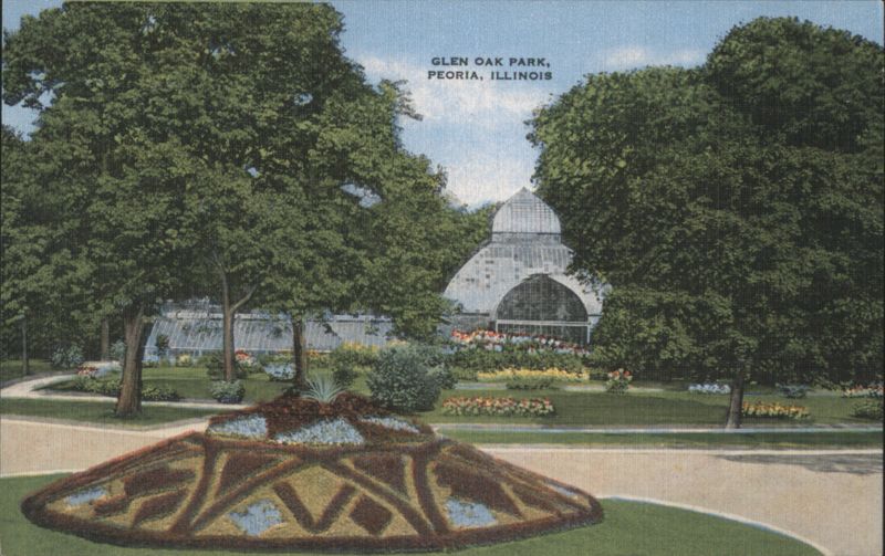 Glen Oak Park Conservatory & Floral Displays Peoria Illinois