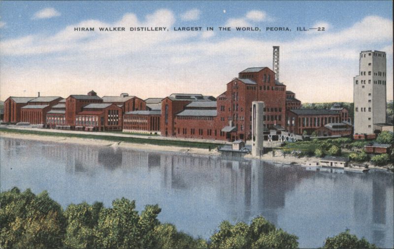 Hiram Walker Distillery, Largest in the World Peoria Illinois