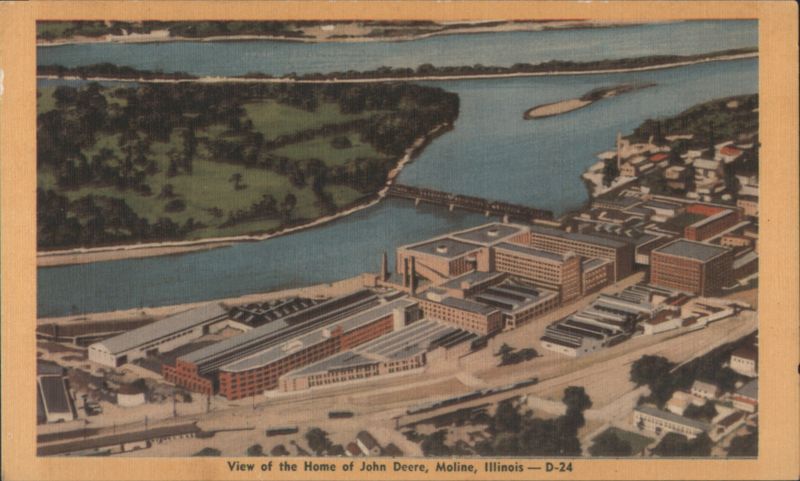 View of the Home of John Deere, Moline, Illinois