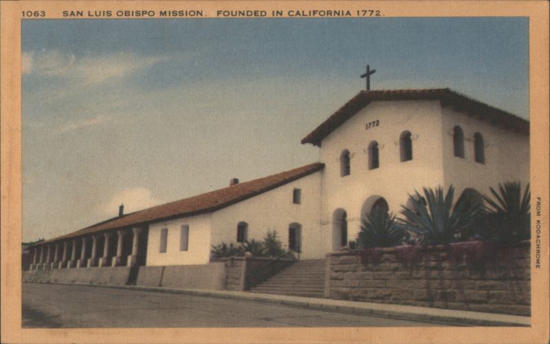 San Luis Obispo Mission, California, Founded 1772