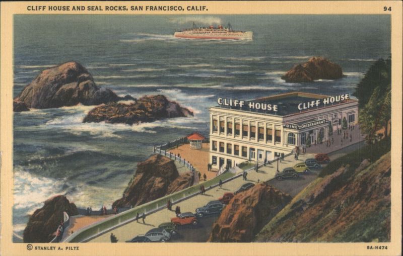 Cliff House and Seal Rocks, San Francisco California
