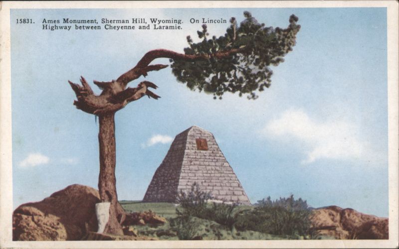 Ames Monument, Sherman Hill, Wyoming, Lincoln Highway