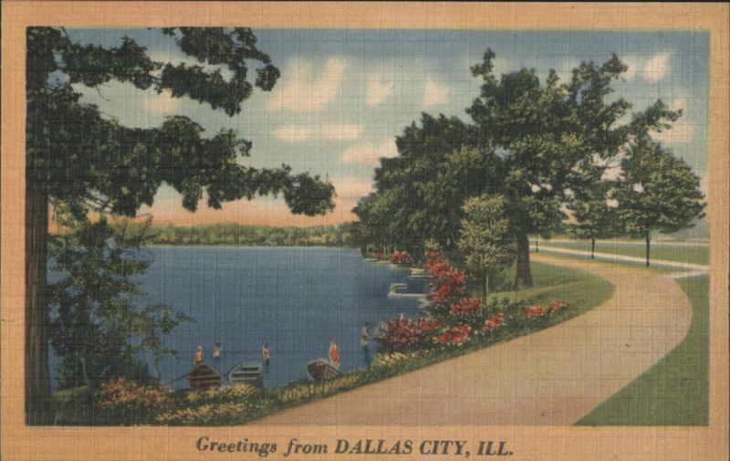 Dallas City, IL - Lake Scene Illinois
