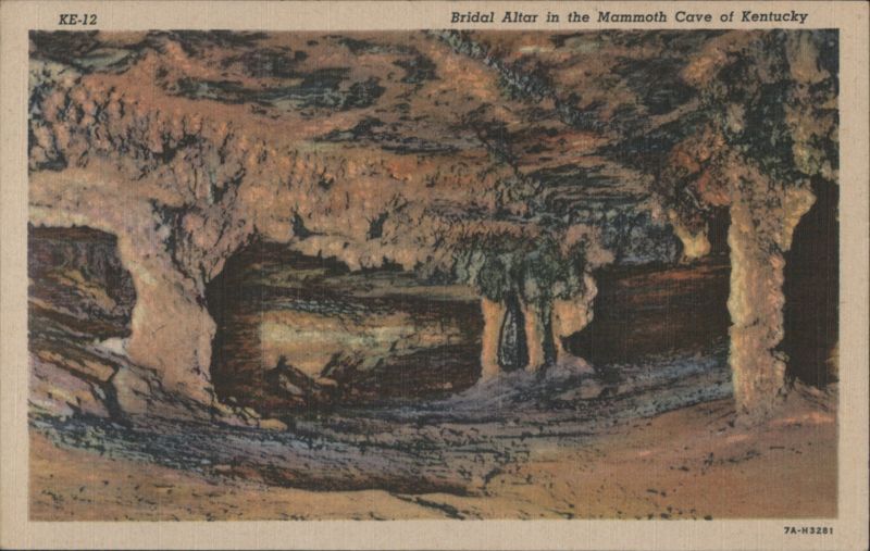Bridal Altar in Mammoth Cave, Kentucky