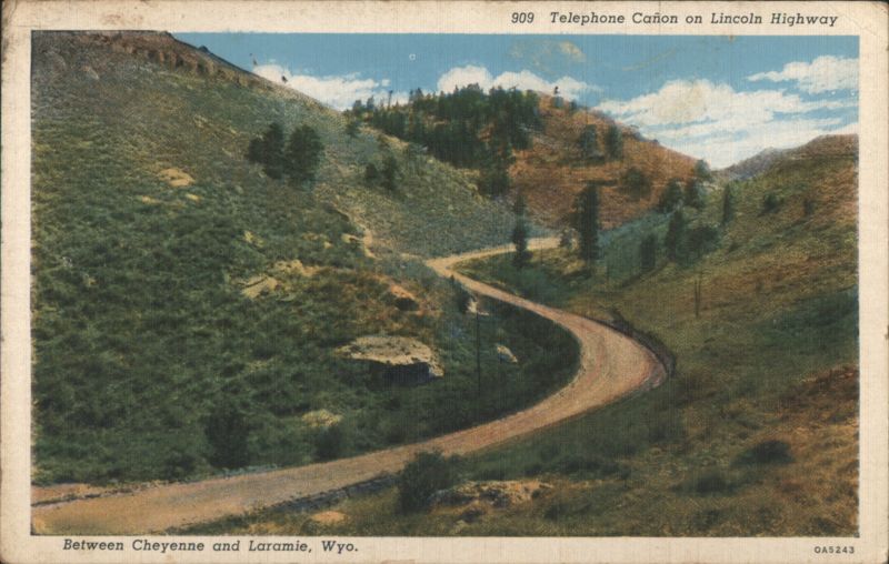 Telephone Cañon, Lincoln Highway, WY Wyoming