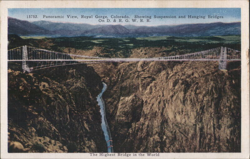 Royal Gorge, CO - World's Highest Suspension Bridge Canon City Colorado