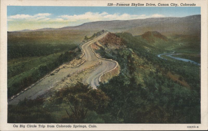 Famous Skyline Drive, Canon City, Colorado