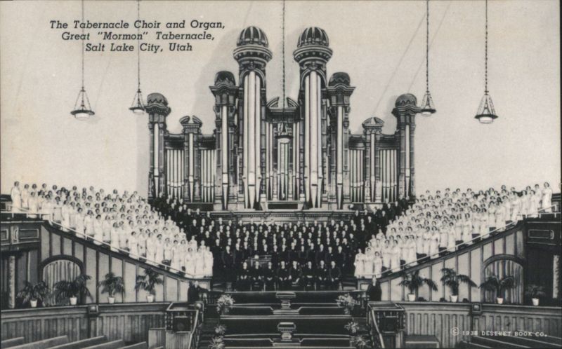 Tabernacle Choir and Organ, Great Mormon Tabernacle Salt Lake City Utah
