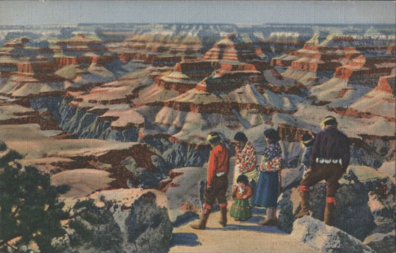 Grand Canyon Arizona Hopi Indians Gaze
