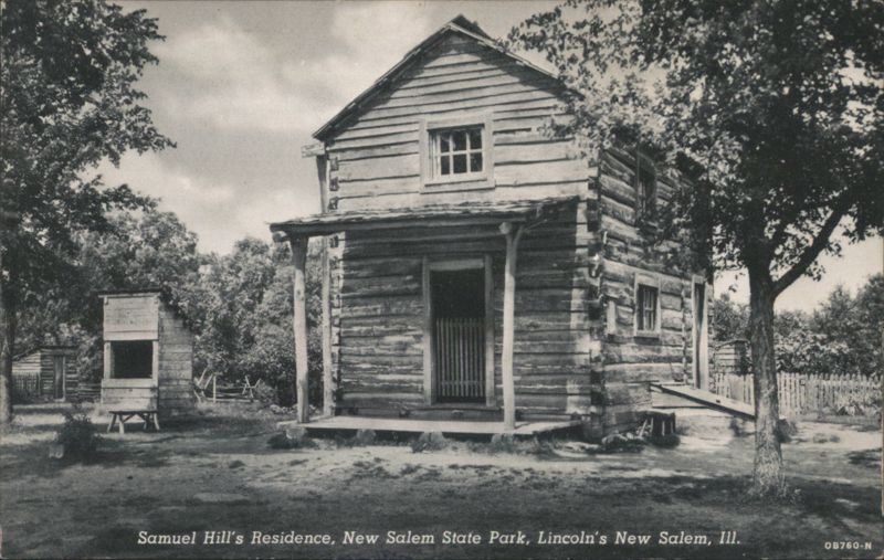 Samuel Hill Cabin, Lincoln's New Salem State Park Illinois