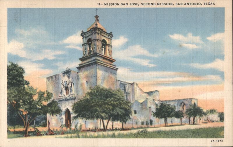 Mission San Jose, Second Mission, San Antonio, Texas
