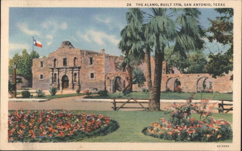 The Alamo, Built 1718 San Antonio Texas
