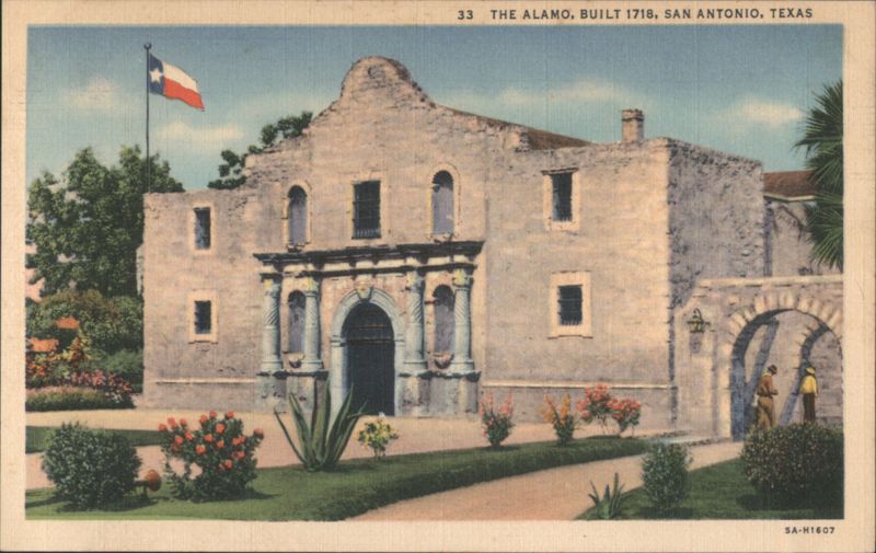 The Alamo, Built 1718 San Antonio Texas