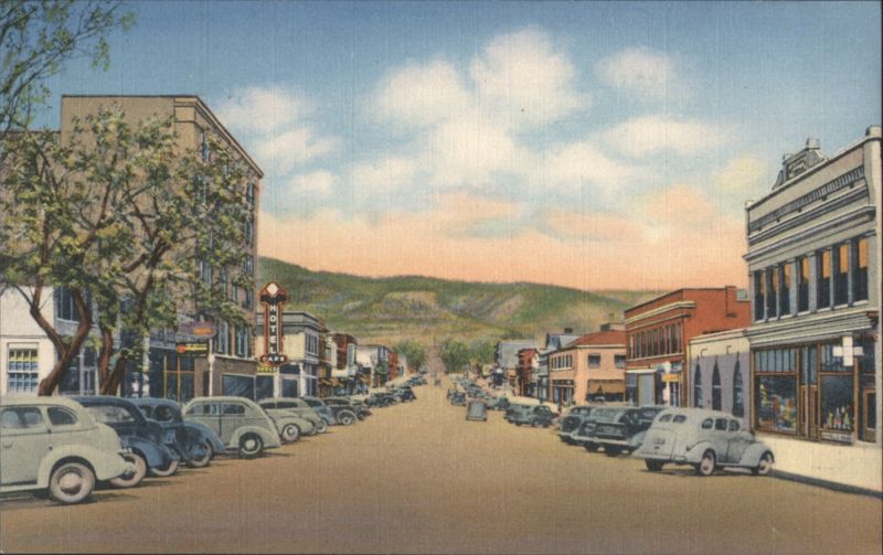 Second Street Looking North, Raton, New Mexico