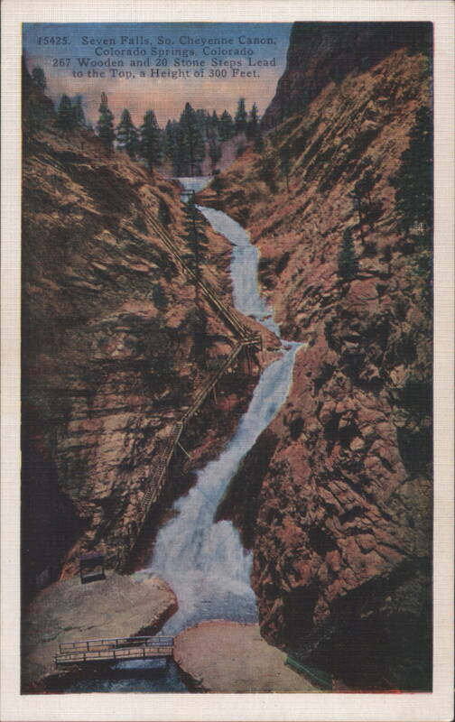 Seven Falls, So. Cheyenne Canon, Colorado Springs