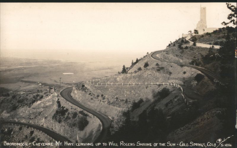 Broadmoor Cheyenne Mt. Hwy. to Will Rogers Shrine of Sun Colorado Springs