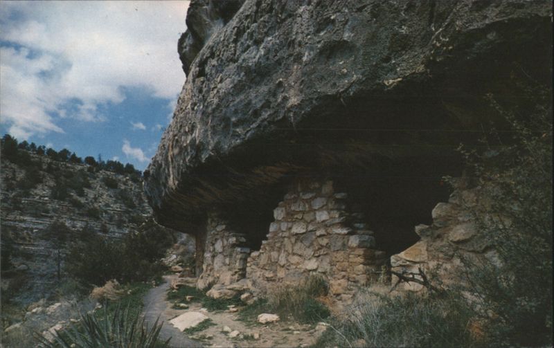 Prehistoric Indian Cliff Dwellings, Walnut Canyon Flagstaff Arizona