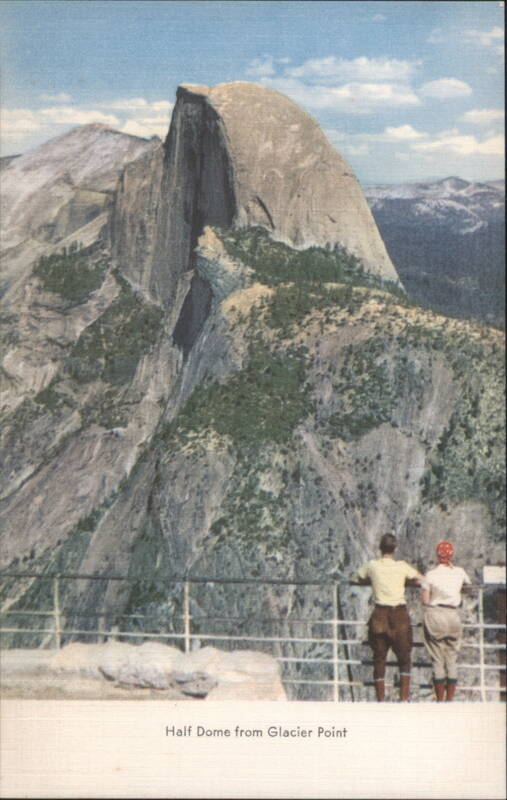 Half Dome from Glacier Point California