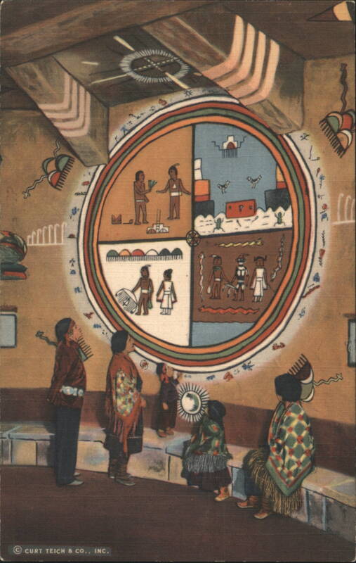 Origin Legend of The Snake Priest Painting, Grand Canyon Arizona