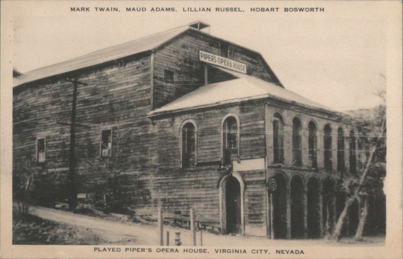 Piper's Opera House, Mark Twain, Virginia City, NV Nevada