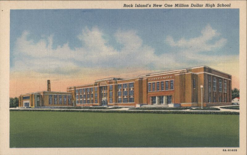 Rock Island's New One Million Dollar High School Illinois