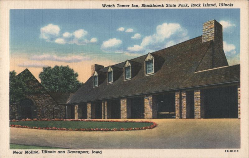 Watch Tower Inn, Blackhawk State Park, Rock Island, Illinois