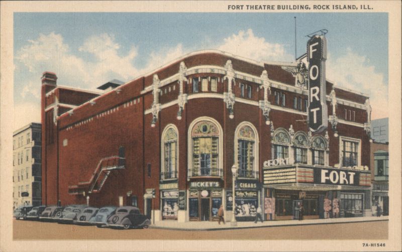 Fort Theatre Building, Rock Island, Illinois